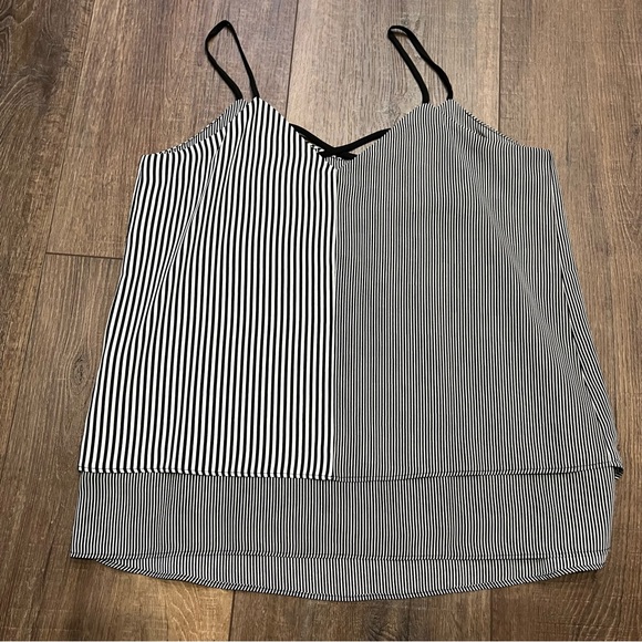 Maurice’s dressy striped chiffon tank - Picture 3 of 4